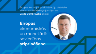 Valdis Dombrovskis RTU lasīs lekciju par Eiropas monetārās savienības stiprināšanu (TIEŠRAIDE)