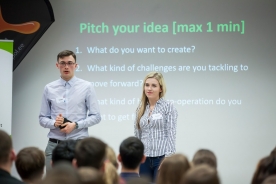 Deviņas RTU studentu komandas Tallinā prezentē un attīsta savas biznesa idejas