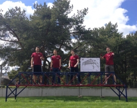 RTU studenti ar 5 metrus garu metāla tiltu startē starptautiskās sacensībās