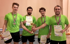 RTU vīriešu komanda uzvar Latvijas XXVI Universiādē galda tenisā