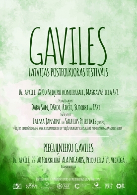 RTU 16. aprīlī aicina uz piekto Latvijas postfolkloras festivālu «Gaviles»