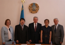 Rector and representatives of Riga Technical University visit universities in Kazakhstan
