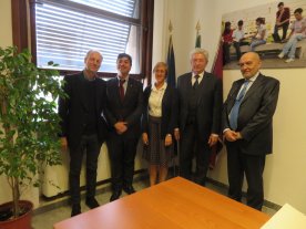 RTU rektors vienojas par sadarbību ar Romas Universitāti «La Sapienza»