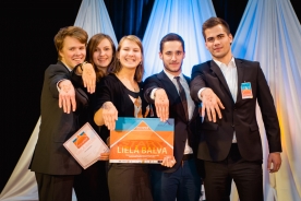 RTU IEVF studentu komanda uzvarējusi erudītu konkursā «RTU Spice 2015»