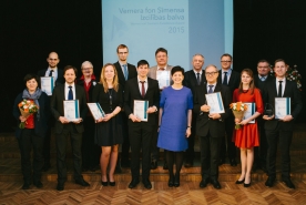 RTU jaunie zinātnieki saņem Vernera fon Sīmensa izcilības balvu