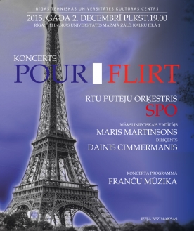 RTU studentu pūtēju orķestris «SPO» koncertā «Pour flirt» atskaņos franču mūziku